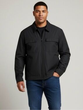 GOODFELLOW & CO Utility Jacket, Men’s Large, Dark Gray
